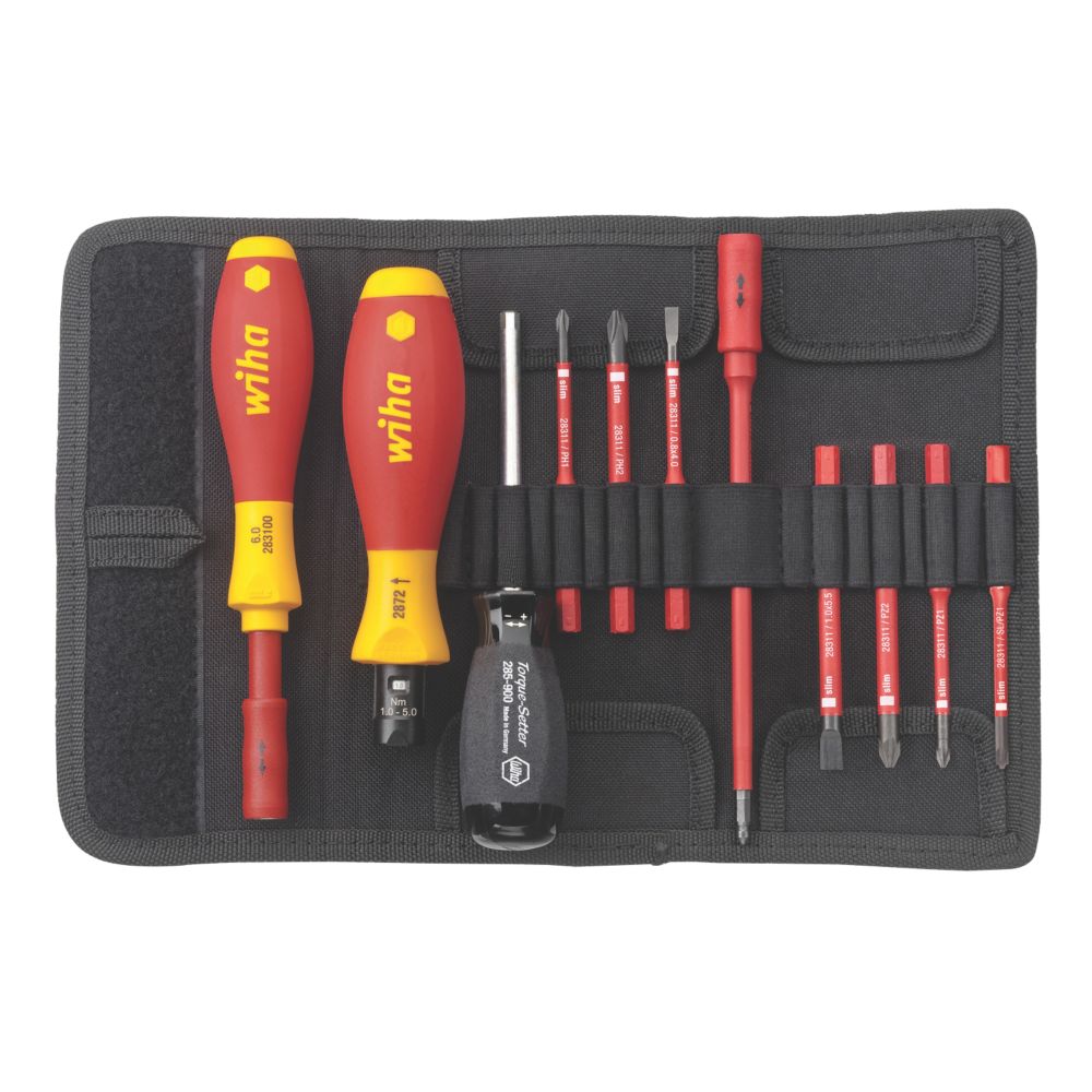 Assortiment De Tournevis Dynamométriques Interchangeables VDE Wiha TorqueVario 1-5Nm 11 pièces