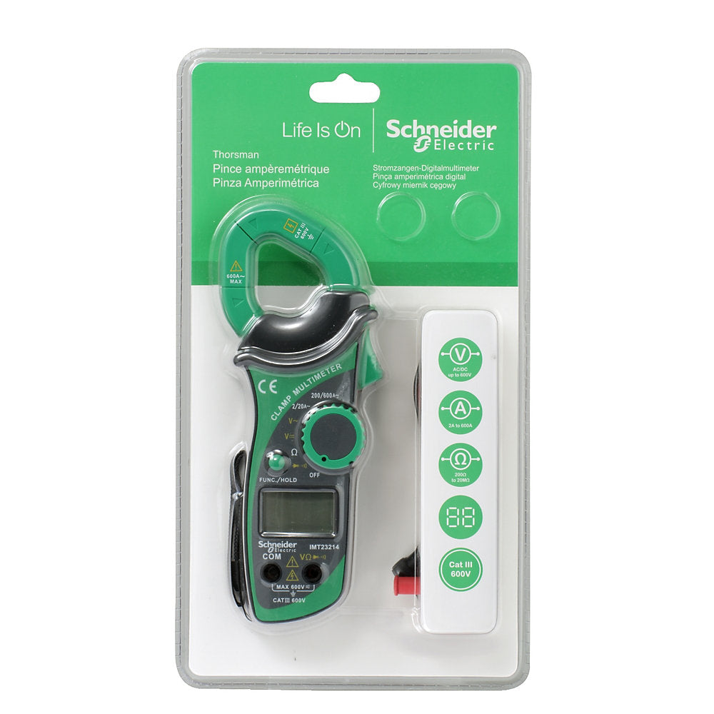 Schneider® Pince De Mesure Ampèremétrique Numérique Cat III 600 V Thorsman Schneider