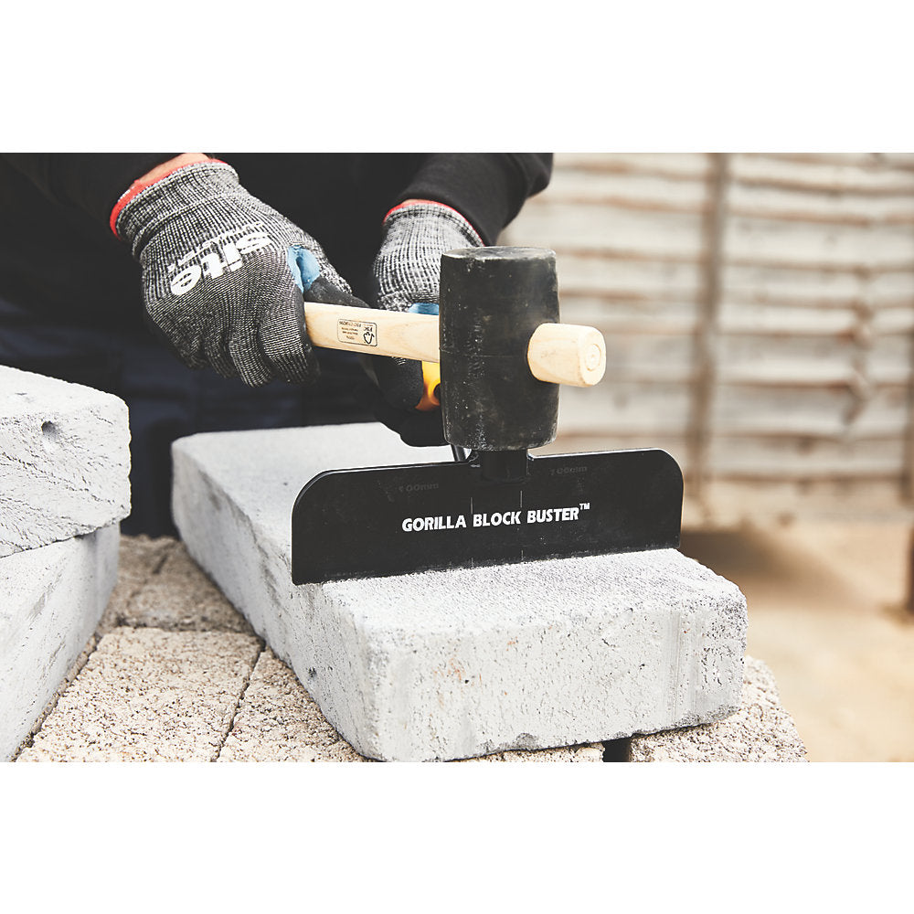 Ciseau à Brique Avec Pare-coups Roughneck Gorilla Block Buster 0,20" X 9"