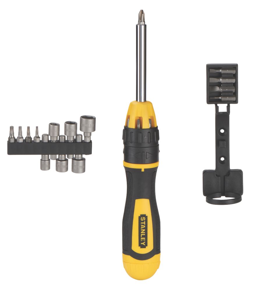 Kit De Tournevis à Cliquet Avec Embouts Stanley 21 pièces