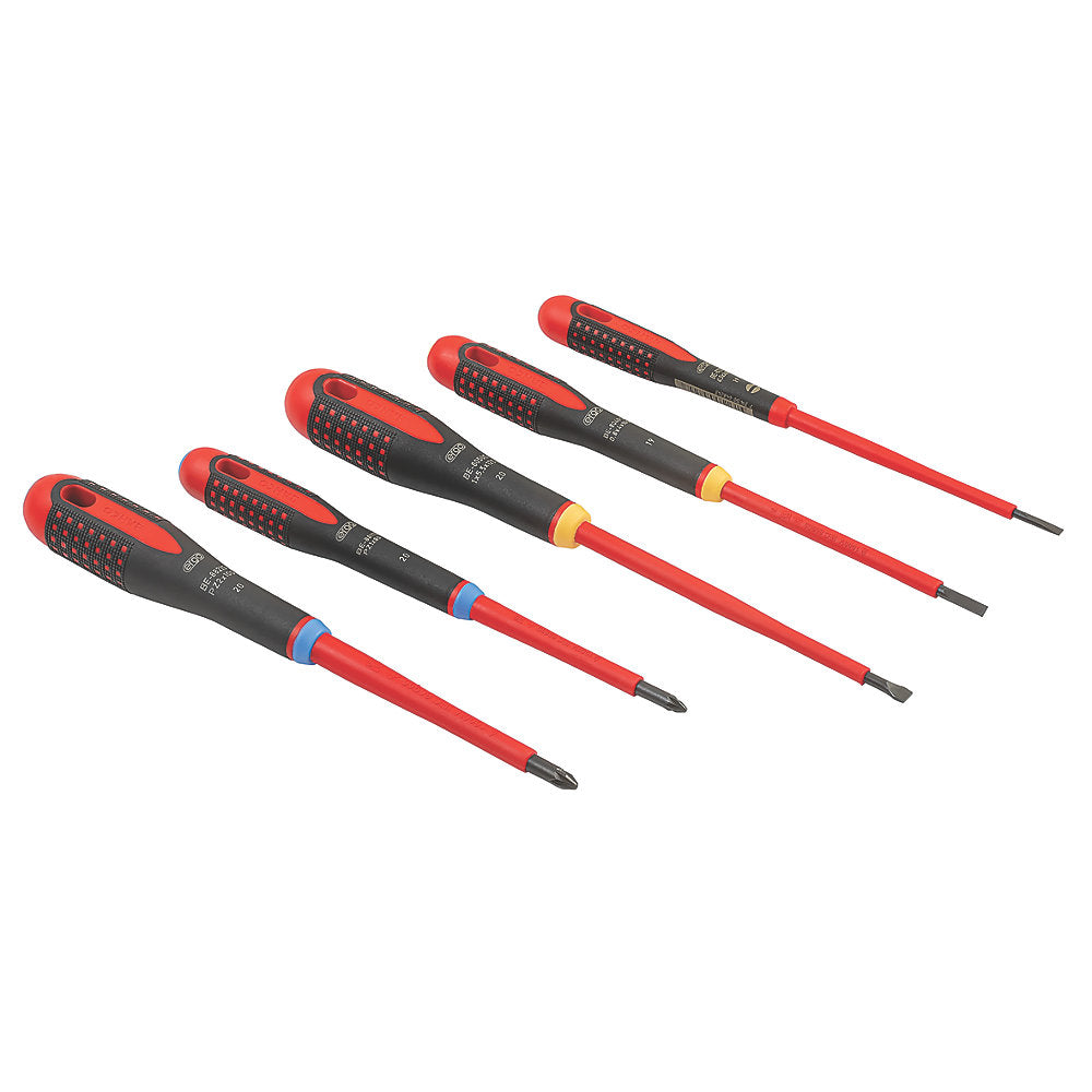 Jeu De 5 tournevis VDE Assortis Bahco Ergo