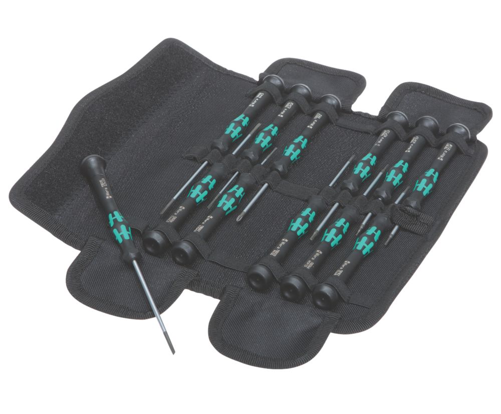  Assortiment De 12 tournevis De Précision Kraftform Micro Wera