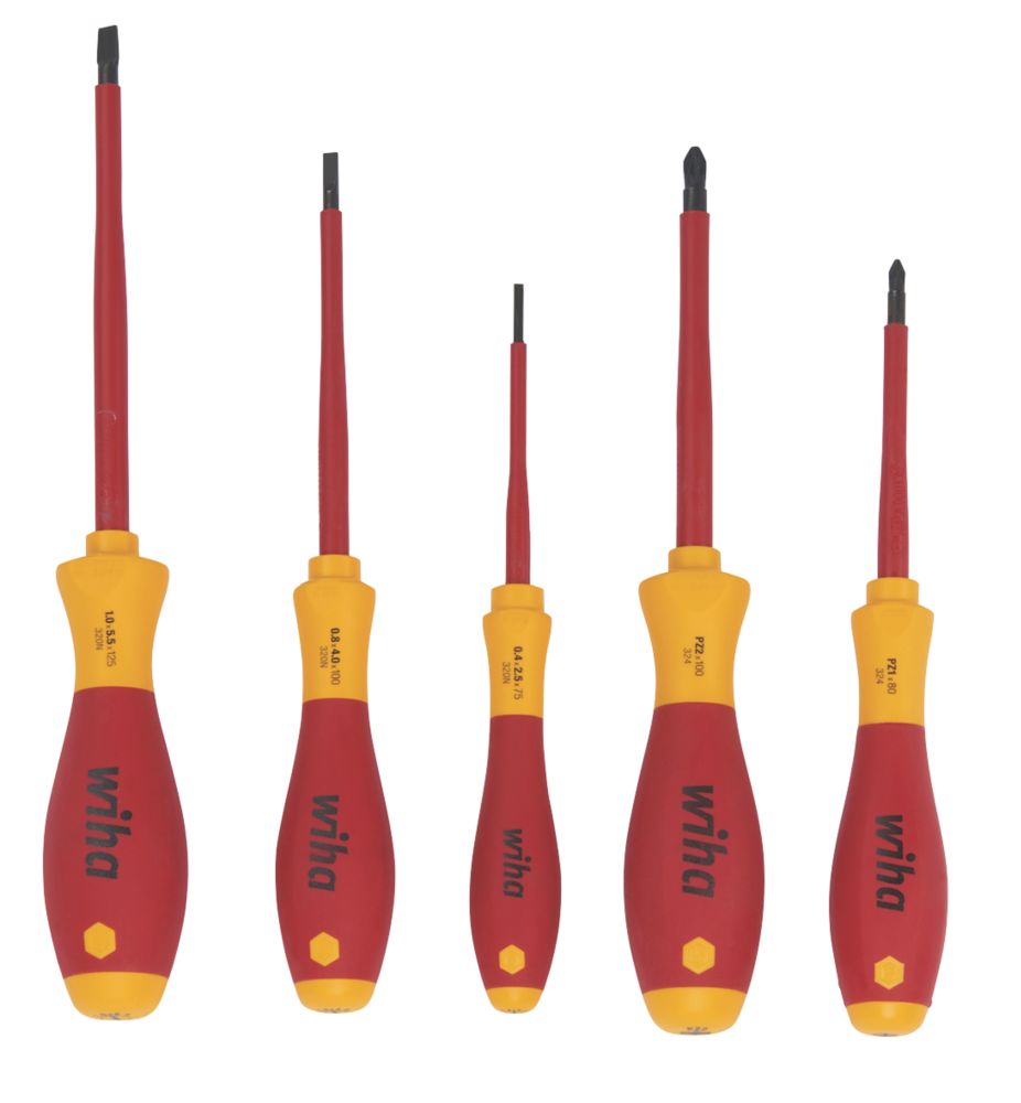  Assortiment De 5 tournevis VDE Wiha SoftFinish