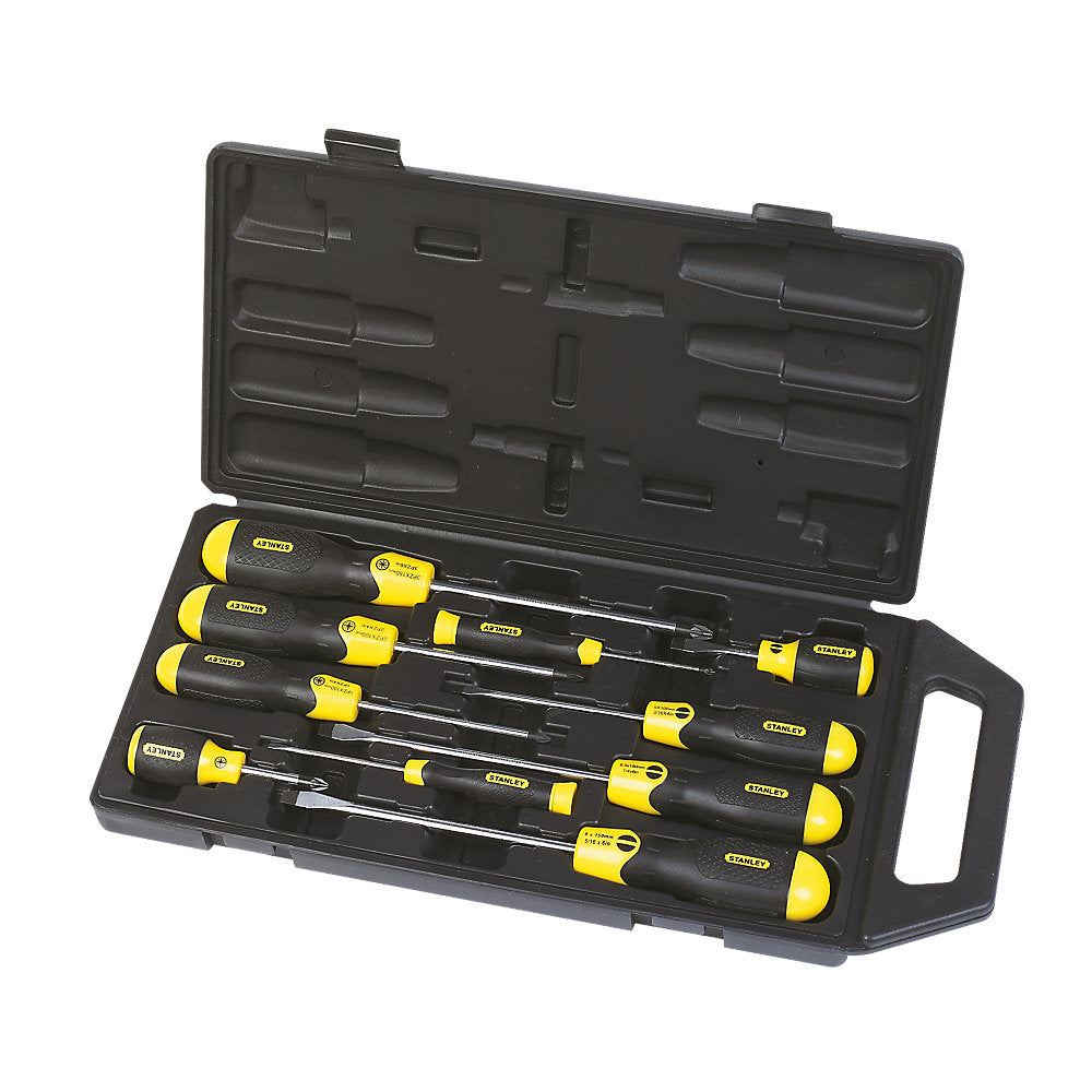  Assortiment De 10 tournevis Stanley