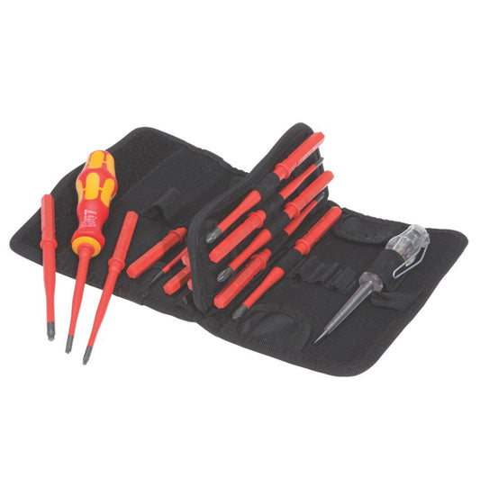  Assortiment D'embouts De Visseuse Extra-fins Interchangeables VDE Kraftform Kompakt Wera 16 pièces