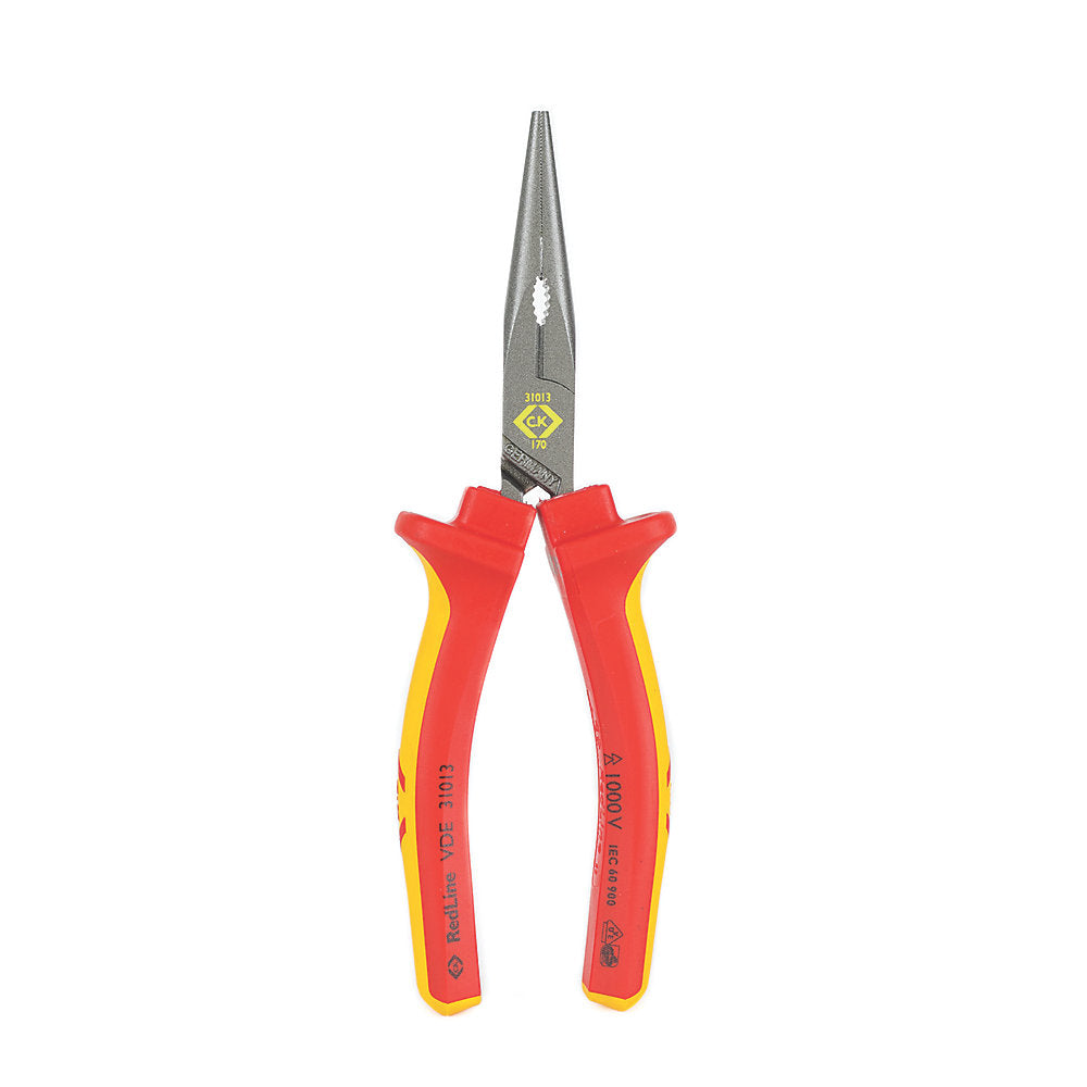  Pince à Bec Demi-rond VDE C.K 175mm