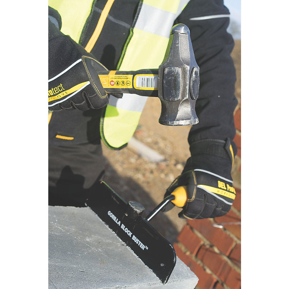  Ciseau à Brique Avec Pare-coups Roughneck Gorilla Block Buster 0,20" X 9" 