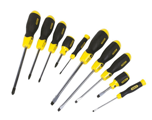  Assortiment De 10 tournevis Stanley