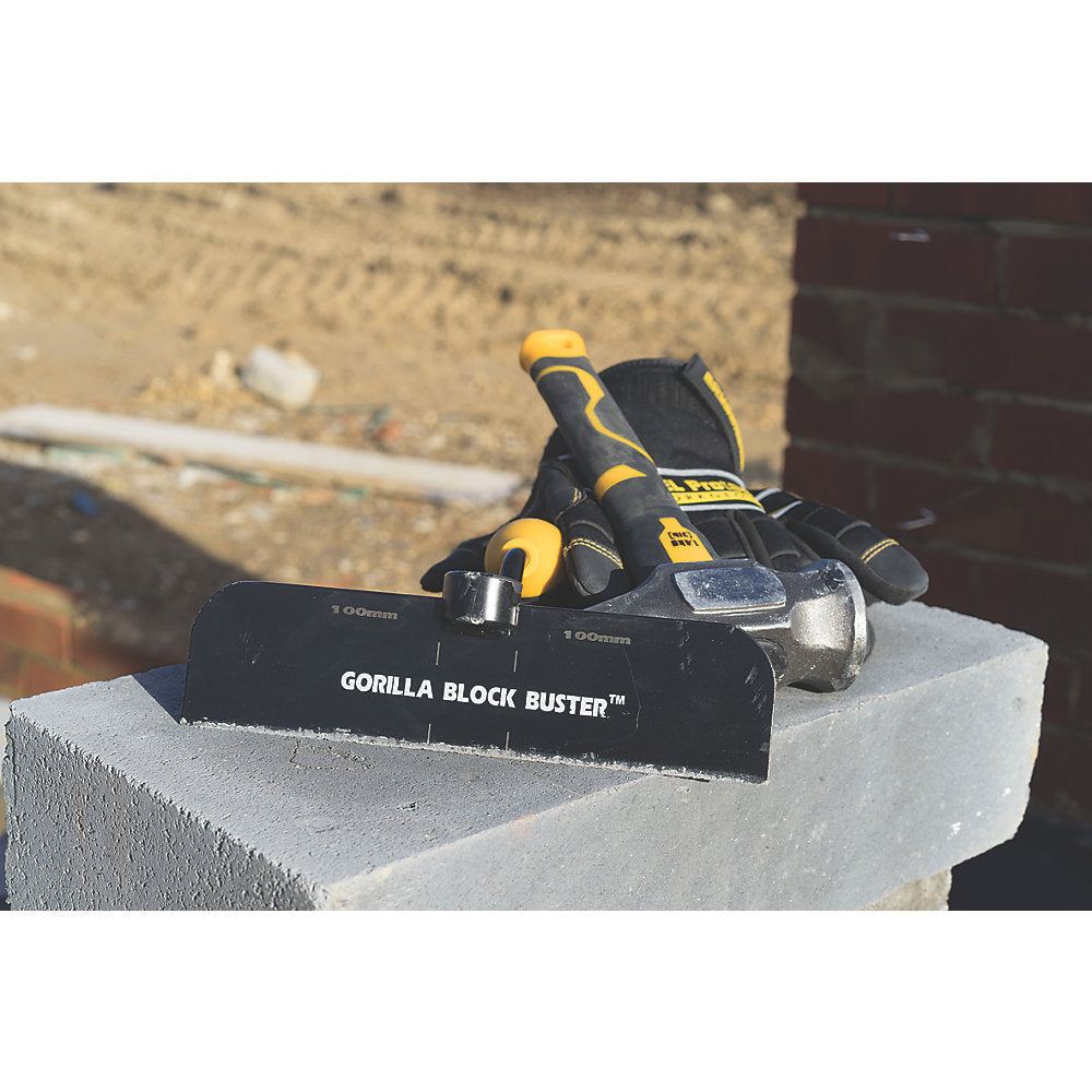  Ciseau à Brique Avec Pare-coups Roughneck Gorilla Block Buster 0,20" X 9" 
