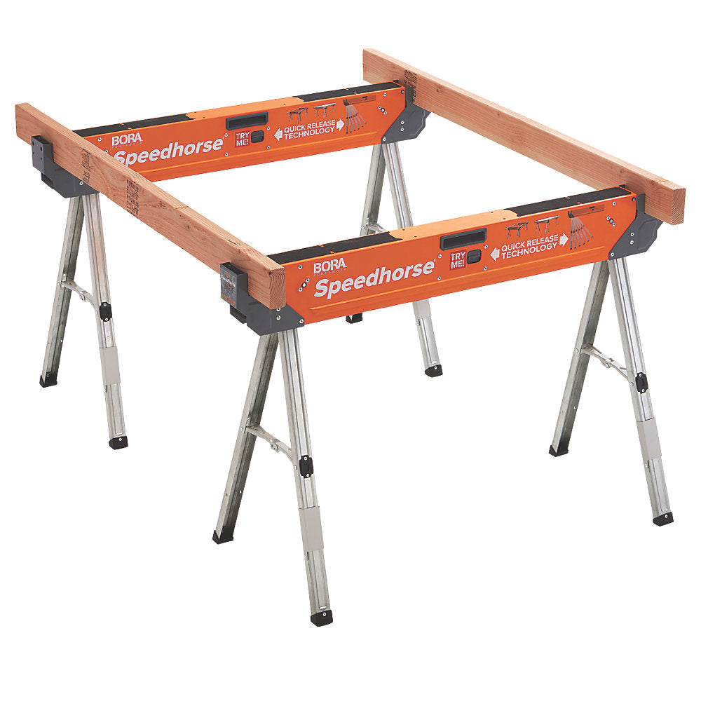  Lot De 2 chevalets De Sciage Bora Speedhorse 114cm