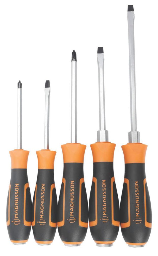  Assortiment De 5 tournevis Burins Magnusson