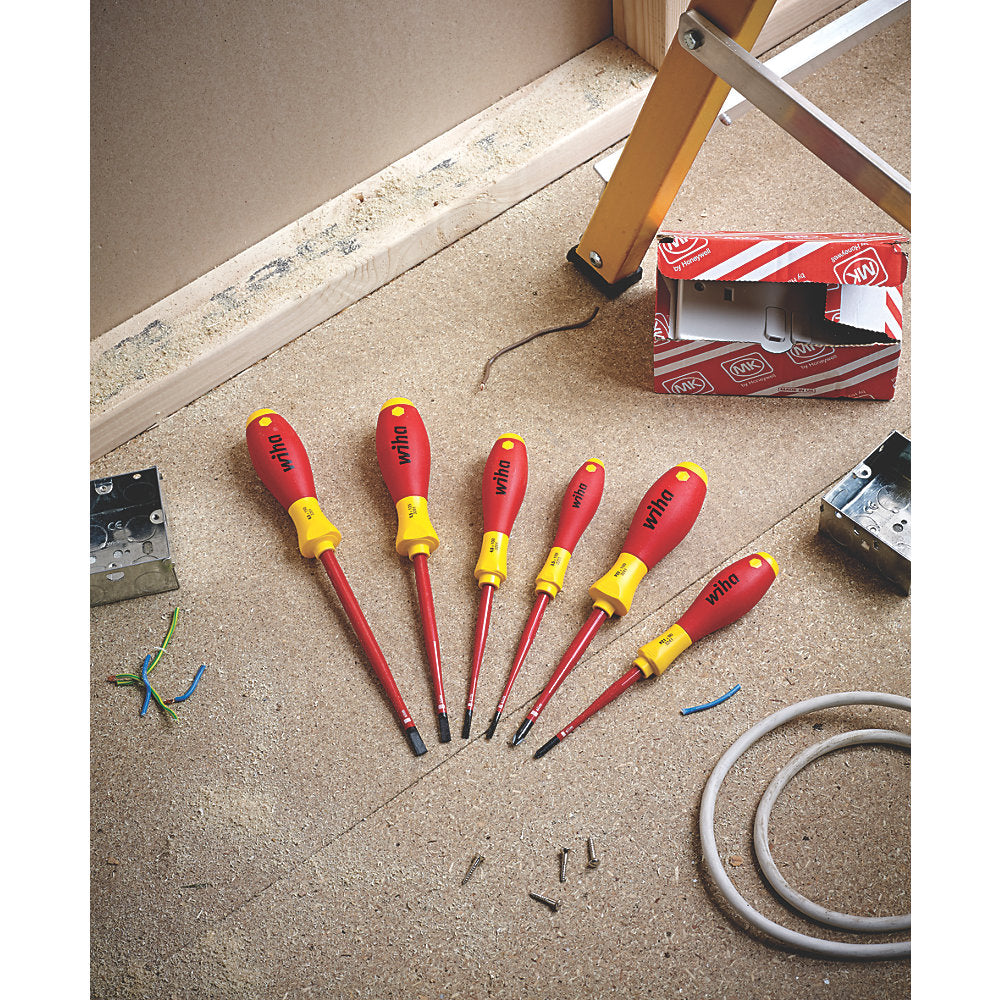  Assortiment De 6 tournevis VDE Slimfix Wiha SoftFinish