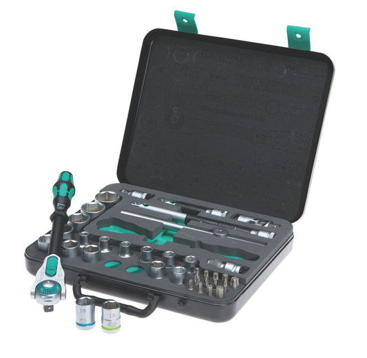  Assortiment De Cliquets 5-en-1, De Douilles Et D'embouts à Entraînement 1/2" Zyklop Wera 37 pièces