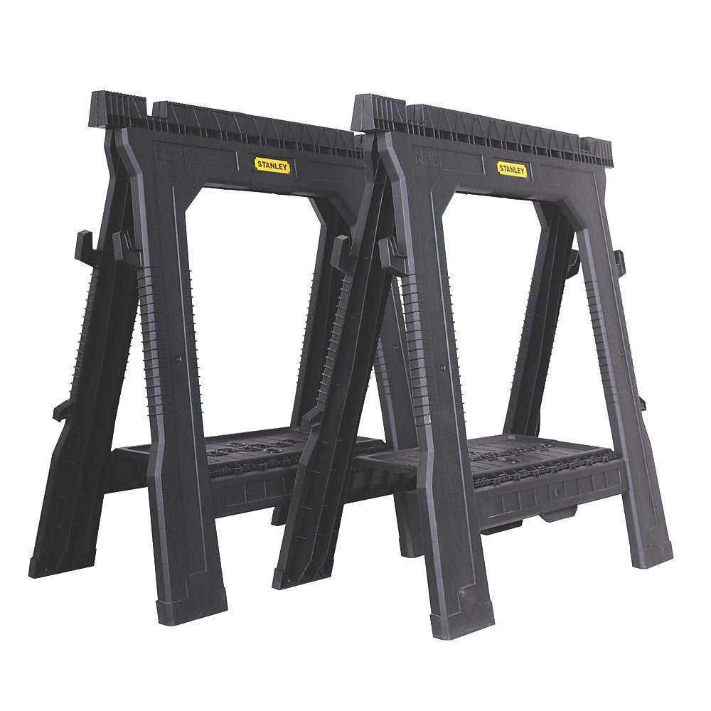  Paire De Chevalets De Sciage Pliables Stanley 69cm