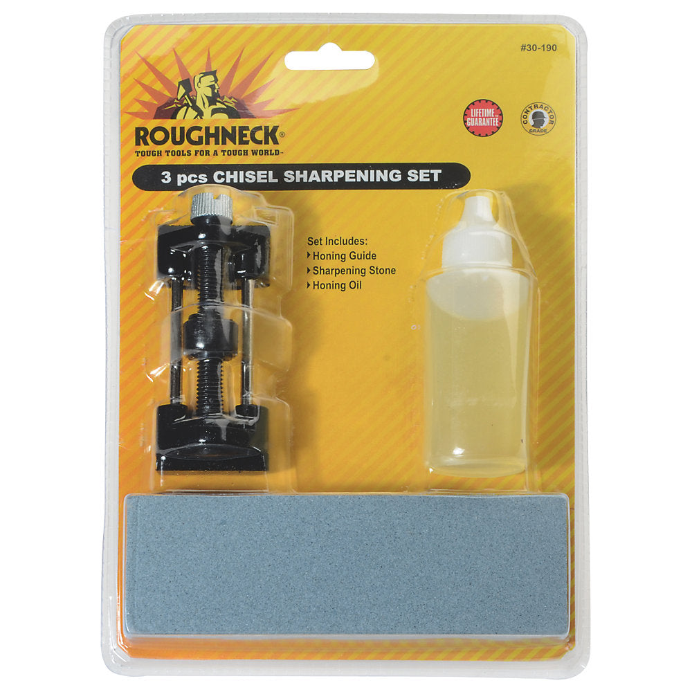  Kit D'affûtage à Huile Pour Burin Roughneck 3 pièces