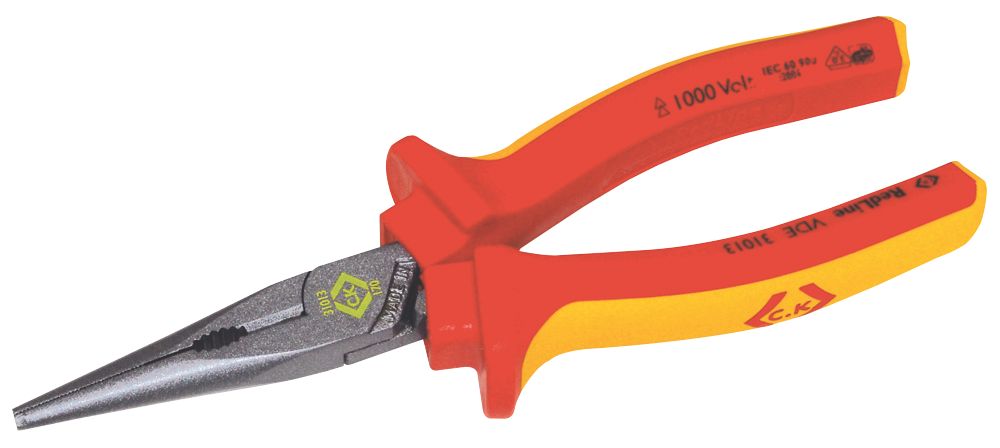 Pince à Bec Demi-rond VDE C.K 175mm