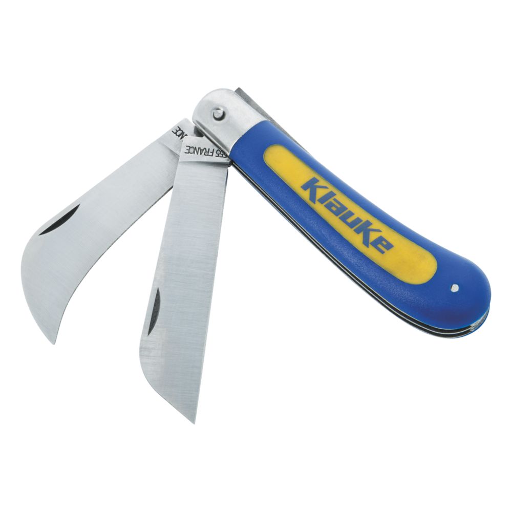  Couteau D'électricien 2 lames Klauke
