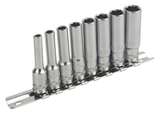  Rail De 8 douilles Longues Magnusson 1/4"