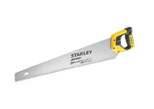  Scie à Main Pour Bois/aggloméré/MDF 7 dents/pouce Stanley Jetcut 21¾" (550mm)