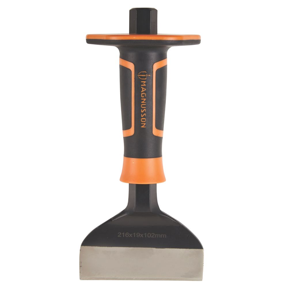  Ciseau à Brique Avec Pare-coups Magnusson 4" X 8½" 