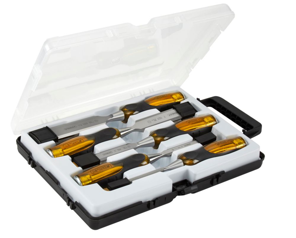  Ciseaux à Bois Stanley Fatmax, 5 Pièces