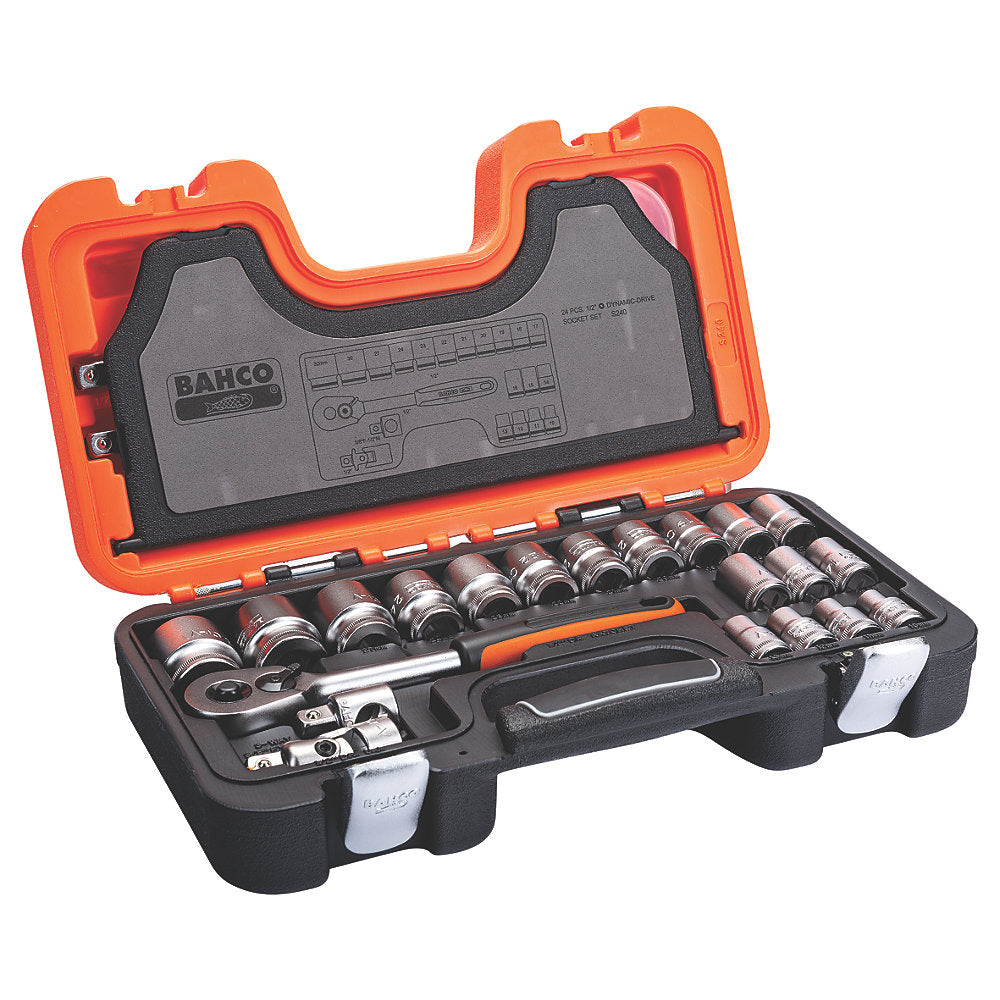  Assortiment De 24 douilles Bahco S240 1/2"