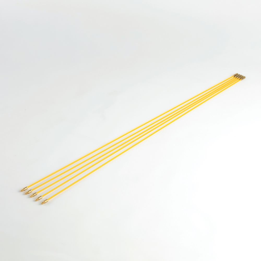  Baguettes Tire-fils Souples Jaunes Super Rod CR-YX5 4mm, 5m