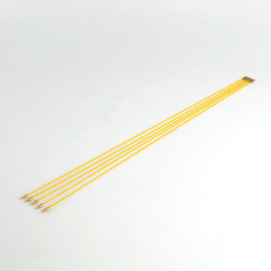  Baguettes Tire-fils Souples Jaunes Super Rod CR-YX5 4mm, 5m