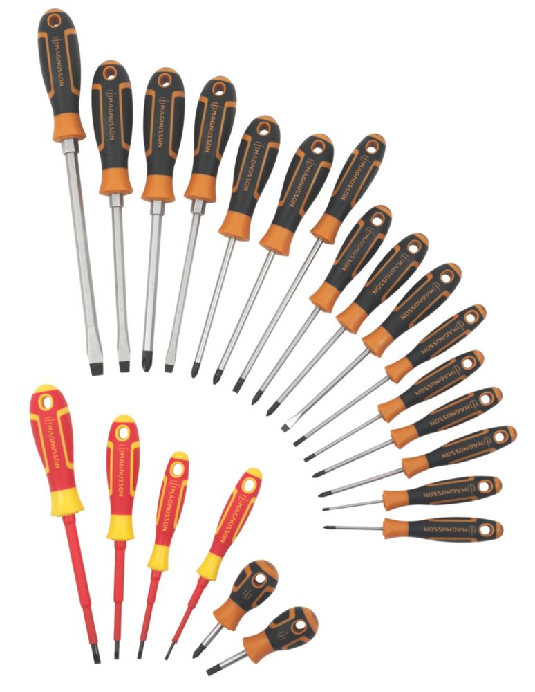  Assortiment De 22 tournevis Magnusson