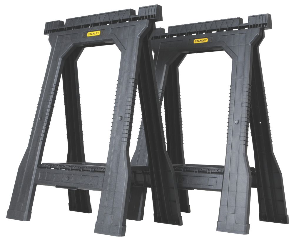  Lot De 2 petits Chevalets De Sciage Pliables Stanley 57,1cm
