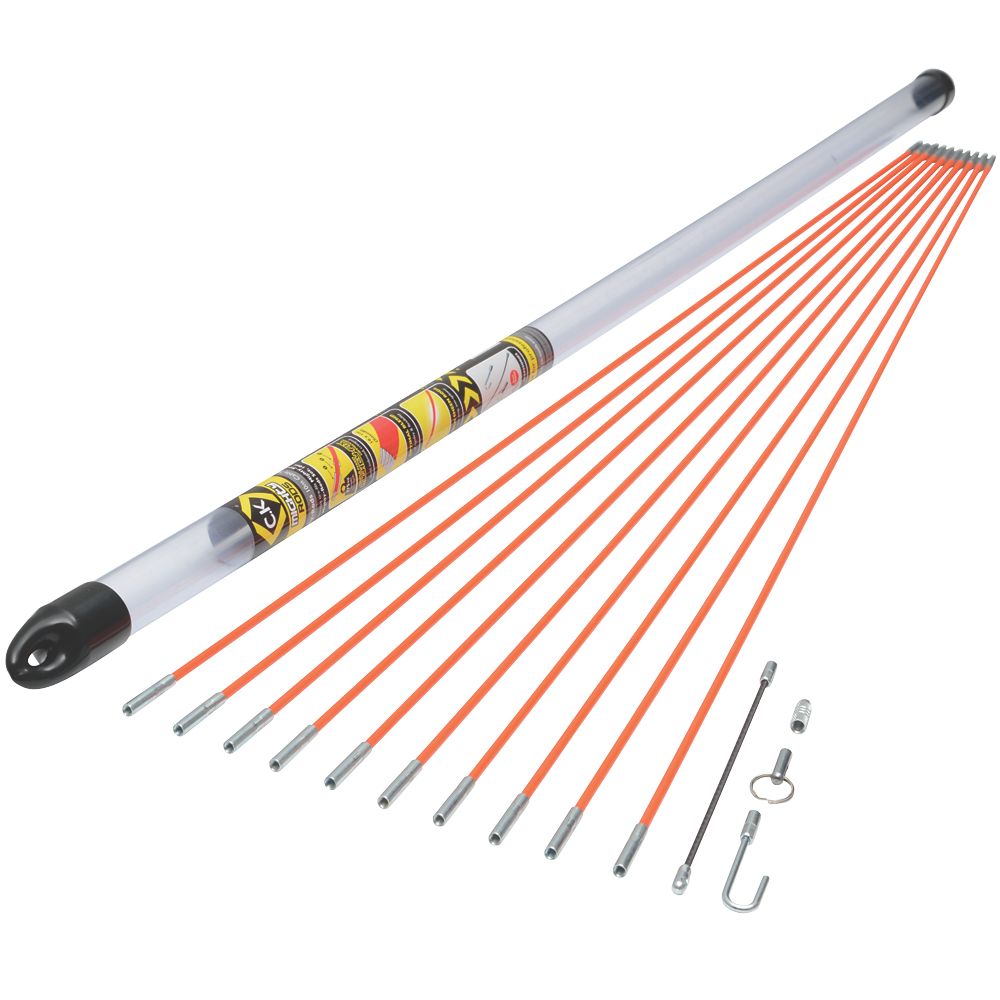  Kit De Baguettes Tire-fils Flexibles 5mm C.K Mighty Rod 10m