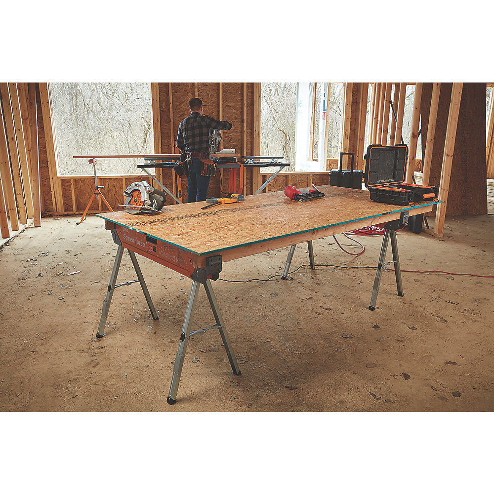 Lot De 2 chevalets De Sciage Bora Speedhorse 114cm