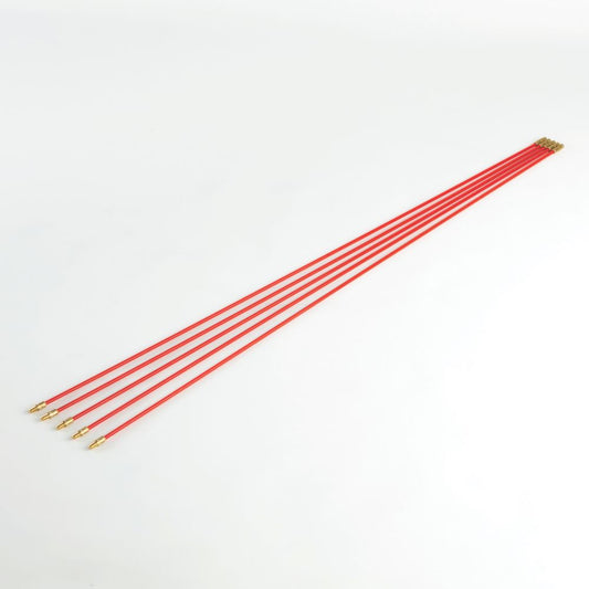  Baguettes Tire-fils Souples Rouges Super Rod CR-RX5 5mm, 5m