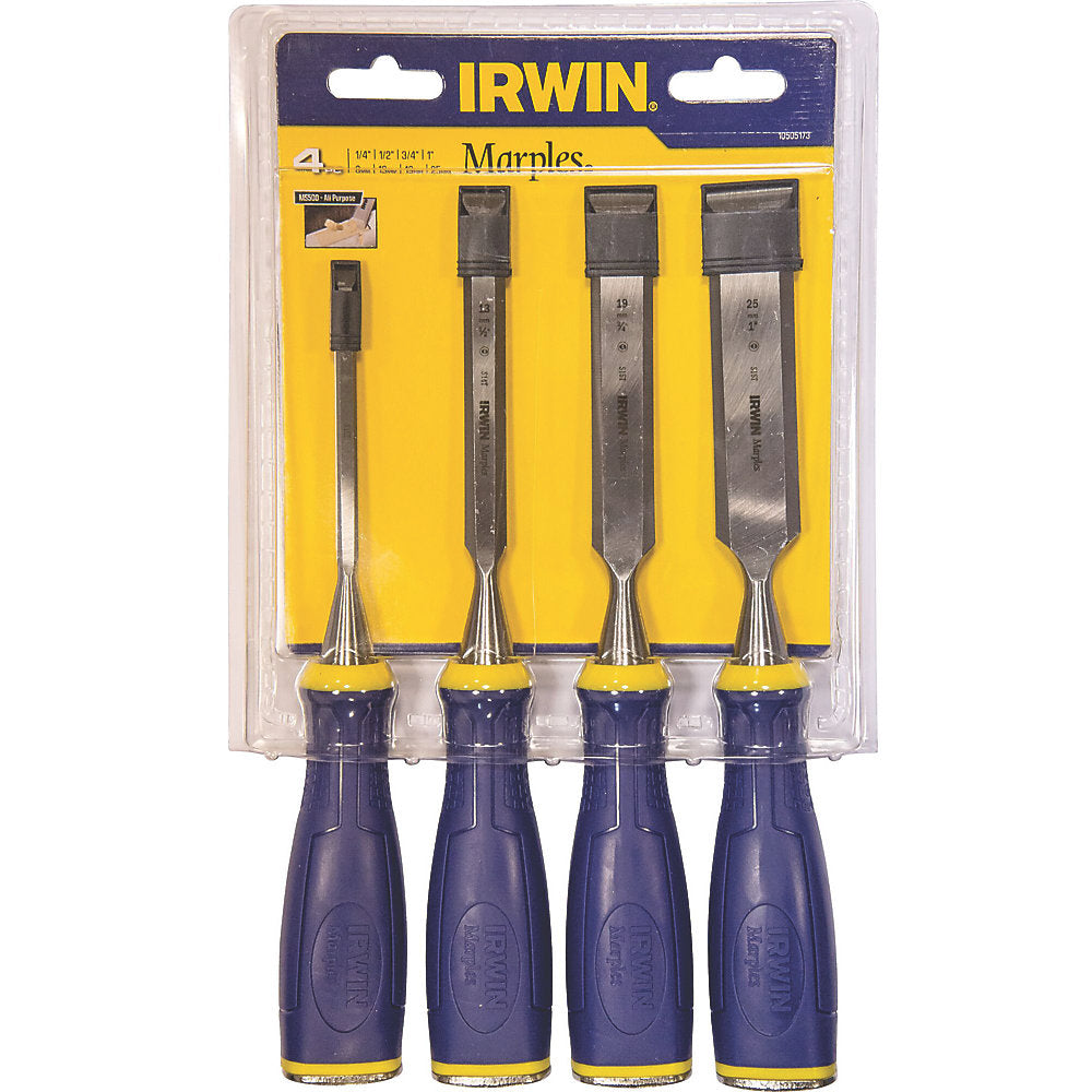  4 ciseaux à Bois Biseautés Irwin Marples