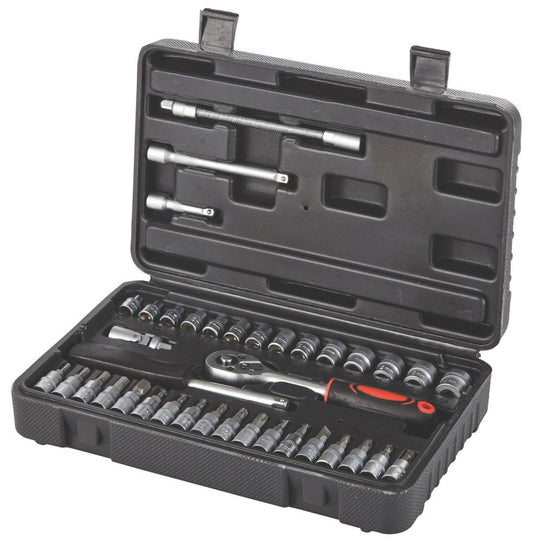  Assortiment De Douilles Standard 1/4" 38 pièces