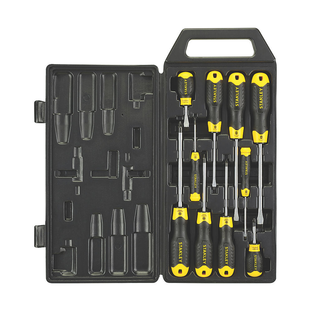  Assortiment De 10 tournevis Stanley