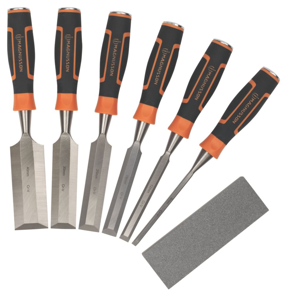  7 ciseaux à Bois Biseautés Magnusson